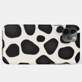 Moderne schwarze Muster Case-Mate iPhone Hülle (Rückseite (Horizontal))