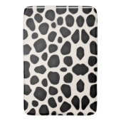 Moderne schwarze Musterdesigns Badematte (Vorderseite Vertikal)