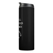 Moderne schwarze Philippinen 4:13 Bibelangebot Thermosbecher (Nach rechts gedreht)