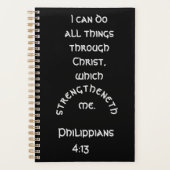 Moderne Schwarze Philippinen 4:13 Bibelverse Planer (Vorderseite)