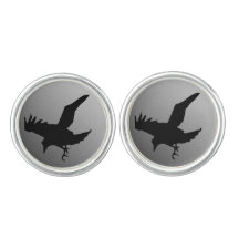 MODERNE SCHWARZE RAVEN SILHOUETTE