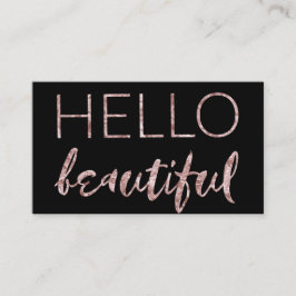 Moderne schwarze rosa terminkarte