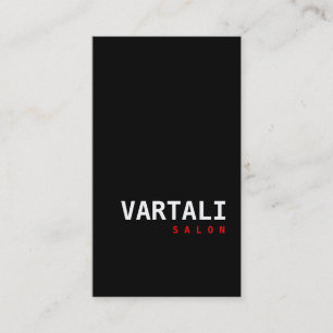 Moderne schwarze rote Speicher-Visitenkarte Visitenkarte