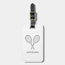 Moderne schwarze Schläger personalisierter Tennisl