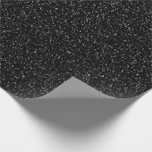 Moderne schwarze Steinart - Raum Geschenkpapier (Ecke)