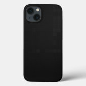 Moderne Schwarze Textur Case-Mate iPhone Hülle (Rückseite)