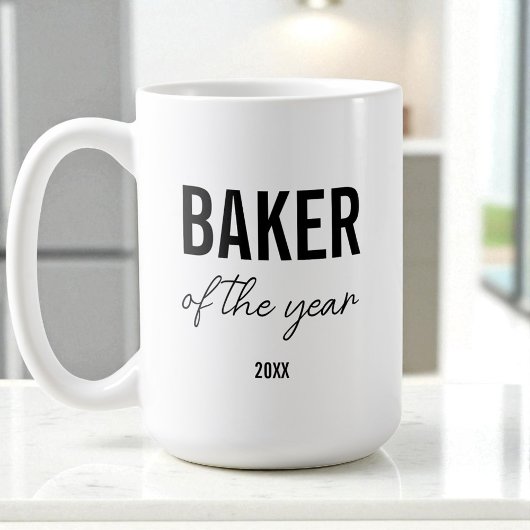 Moderne schwarze Typografie einfache personalisier Kaffeetasse