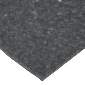 Moderne schwarze und silberne funkelnde "Frohe Wei Tischdecke (Schrägansicht)