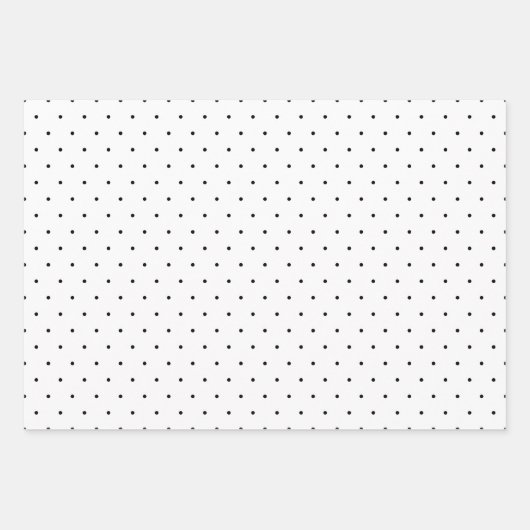 Moderne schwarze und weiße Herzstücke Streifen Pol Geschenkpapier Set (Vorderseite 2)