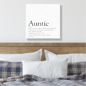 Moderne schwarze und weiße Tante - Definition Leinwanddruck (Insitu (Schlafzimmer))