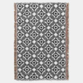 MODERNE SCHWARZE UND WEISSE TILLE DECKE (Vorderseite Vertikal)