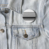 Moderne schwarze weiße Streifen Button (Beispiel)