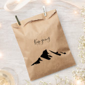 Moderne Schwarze Weiter Machen Einfach Geschenktütchen (Ausgeschnitten)