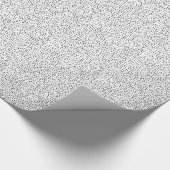 Moderne Schwarzweiss-Dalmatiner-Stellen Geschenkpapier (Ecke)