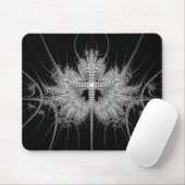 Moderne Schwarzweiss-Mausunterlage Mousepad (Mit Mouse)