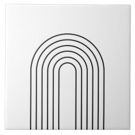 Moderne Schwarzweiß-Wohngestaltungen abstrakt Fliese