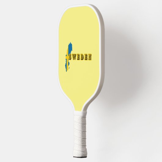 Moderne schwedische Art Letter Map Flag Souvenir Pickleball Schläger (Links)
