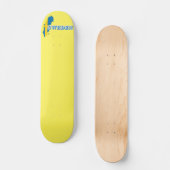 Moderne schwedische Art Letter Map Flag Souvenir Skateboard (Vorderseite)