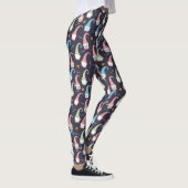 Moderne schwedische Gnomes Muster Leggings (Rechts)