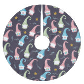 Moderne schwedische Zwergmücken Polyester Weihnachtsbaumdecke (Vorderseite)