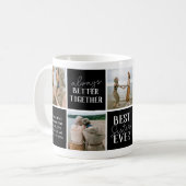 Moderne Schwester Geschwulst Foto Collage Schwarz Kaffeetasse (Vorderseite Links)