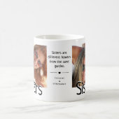 Moderne Schwester/s Foto & Angebot | Niedliche Fam Kaffeetasse (Mittel)