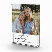 Moderne Schwestern schreiben nach Maß Fotoblock (Rechts)