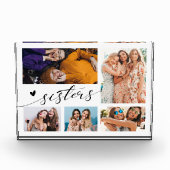 Moderne Schwestern Script Foto Collage (Vorderseite)