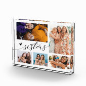 Moderne Schwestern Script Foto Collage (Rechts)