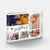 Moderne Schwestern Script Foto Collage (Links)