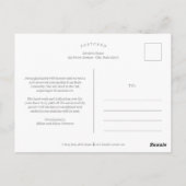 Moderne Scrapbook Graduation Party Postcard Postkarte (Rückseite)