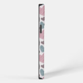 Moderne Scribble Hearts Monogram Custom iPhone Hülle (Rechte Seite)