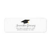 Moderne Script Abschluss 2025 Rücksendeadresse (Vorne)