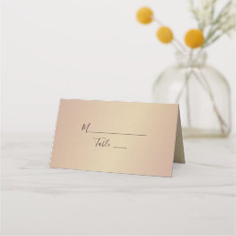 Moderne Script Burgundy Wedding Platzkarte