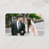 Moderne Script Capture Die QR-Liebe-Code-Karte Begleitkarte (Rückseite)