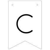 Moderne Script Couples Dusche Wimpelkette (Zweite Fahne)