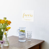 Moderne Script-Gastgeschenke Hochzeiten Gold Foliendrucke (Ablage(Küche))