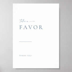 Moderne Script-Gastgeschenke Hochzeiten signieren  Poster