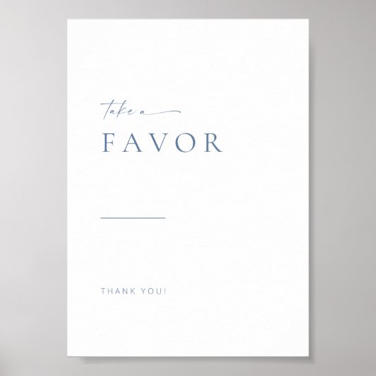 Moderne Script-Gastgeschenke Hochzeiten signieren  Poster (Vorne)