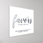 Moderne Script-Gastgeschenke Hochzeiten Silver Foliendrucke (Ablage )