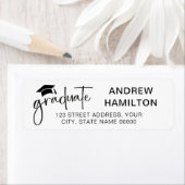 Moderne Script Graduate Abschluss Chic-Adresse (Insitu)