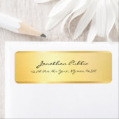 Moderne Script Handwriting Imitate Gold Elegante R (Insitu)