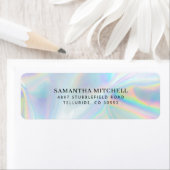 Moderne Script-Imitate Holografische Rücksendeadre (Insitu)