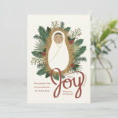 Moderne Script Joy Baby Jesus Krippe Weihnachten (Stehend Vorderseite)
