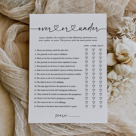 Moderne Script-Kinderdusche über oder unter dem Sp Einladung