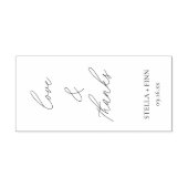 Moderne Script-Liebe & Dankesbriefe Permastempel (Design)