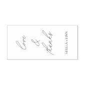 Moderne Script-Liebe & Dankesbriefe Permastempel (Design)