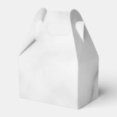 Moderne Script-Marble-Hochzeit Geschenkschachtel (Rückseite)