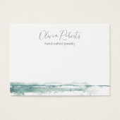 Moderne Script Necklace Bracelet Display Card (Vorderseite)