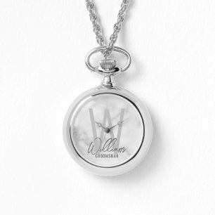 Moderne Script-Personalisierte Trauzeugen Armbanduhr